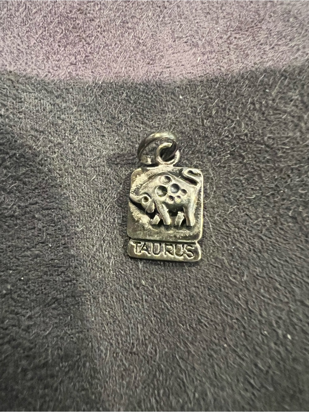 Sterling Silver Taurus Zodiac Pendant Charm